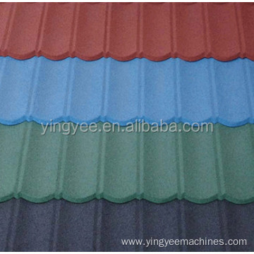 Customized Colorful Stone Covered Roof Panel Forming Machine